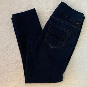 Jag jeans straight leg dark indigo wash size 12 power stretch